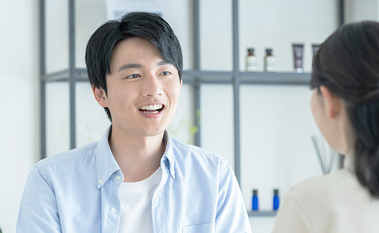 男性にも通っていただける紹介制度